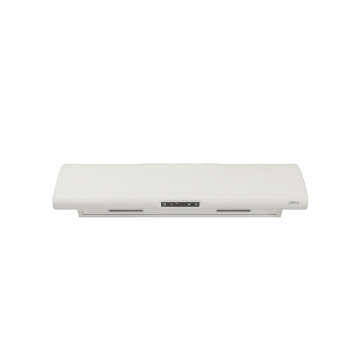Hotte de cuisinière sous l’armoire Typhoon de Zephyr de 36 po - blanc mat - AK2136CW