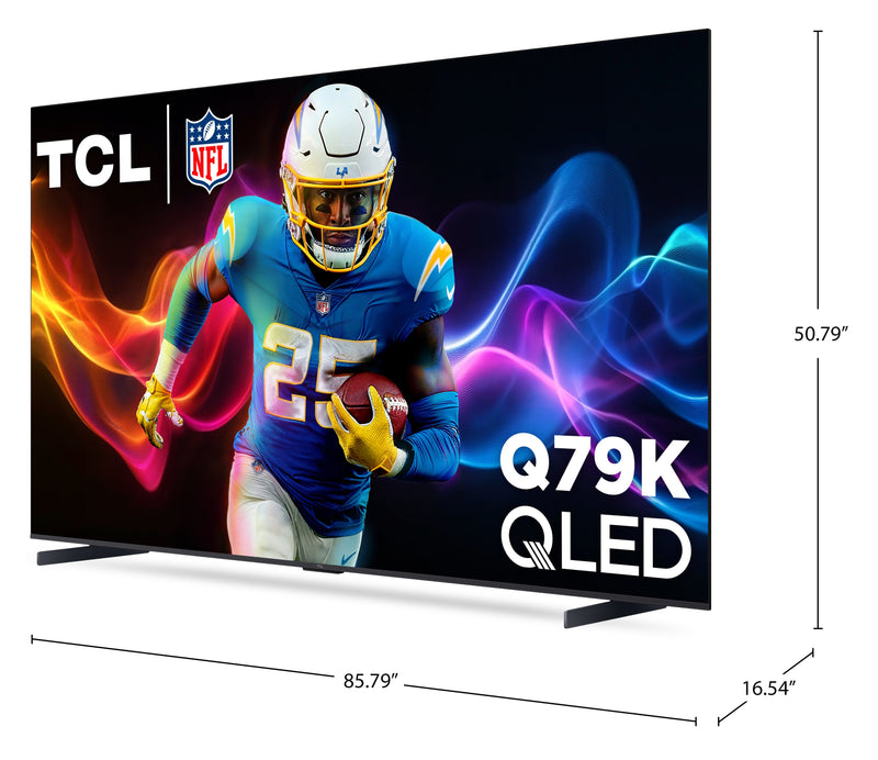 Téléviseur intelligent QLED TCL Q79K UHD 4K de 98 po avec Google TVMC (98Q79K) - modèle 2025