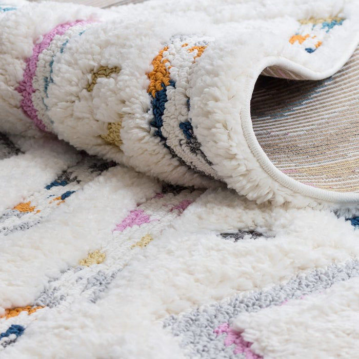 Carpette Lola à motifs de chevrons 8 x 11