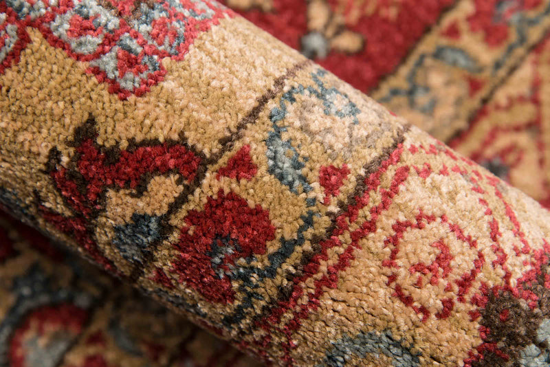 Tapis Traditionnel Elara 9'3\" x 12'6\" en Rouge