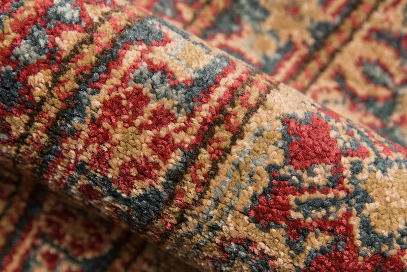 Tapis Traditionnel Aisha 9'3\" x 12'6\" en Rouge