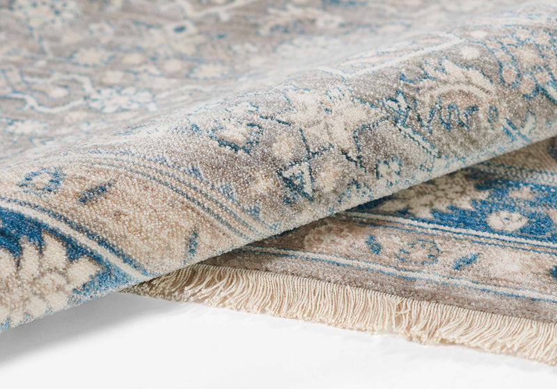 Tapis Traditionnel Lucia 8'0\" x 10'0\" en Bleu