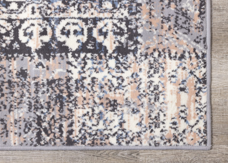 Carpette Florence à motif patchwork pour l’intérieur - 4 pi 7 po x 6 pi 7 po