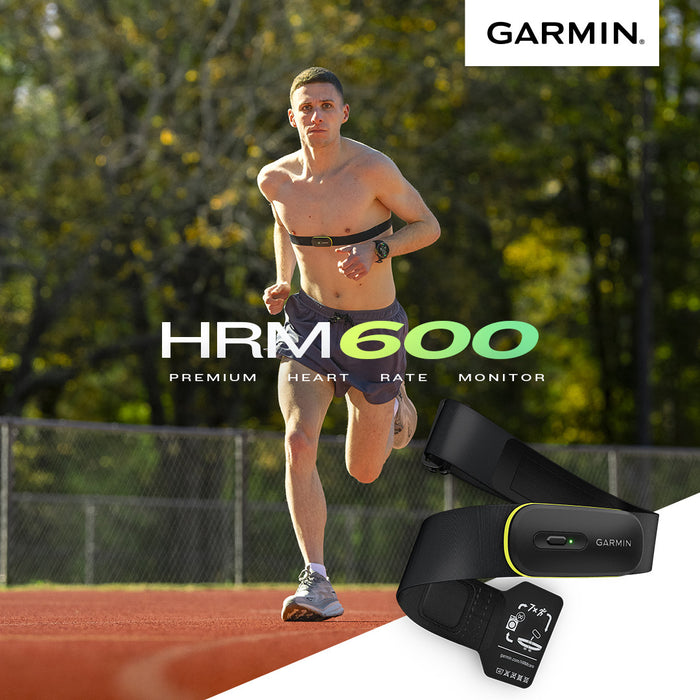 Garmin Hrm 600 Moniteur De Frequence Cardiaque M-xl, Noir/jaune, Dynamiques De Course, Traceur De Fitness, Batterie De 2 Mois, Bluetooth, Ant+