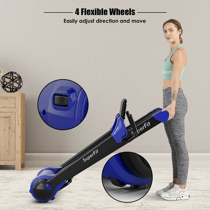 Tapis De Course Pliable 2,25cv Superfit Avec Haut-parleur Bluetooth