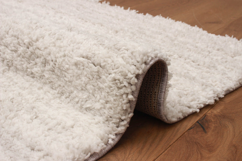 Carpette Yeti ivoire et grise - 5 pi 0 po x 8 pi 0 po 