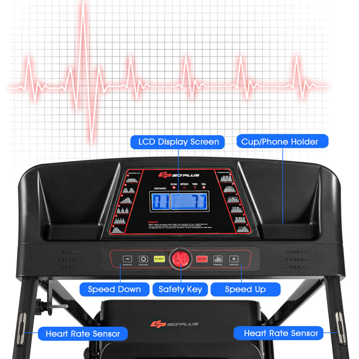 Tapis De Course Pliant 10,5km/h Goplus