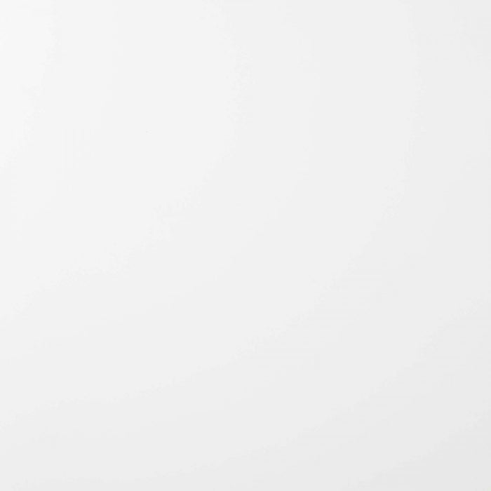 Table de nuit moderne Dumbo 20\" a cannelures en blanc (2 tiroirs) - Lot de 2