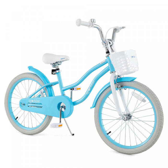 Prorider 20\" Velo Pour Enfants Avec Guidon Reglable En Hauteur Et Frein A Main Du Siege Et Frein De Montagne Bleu
