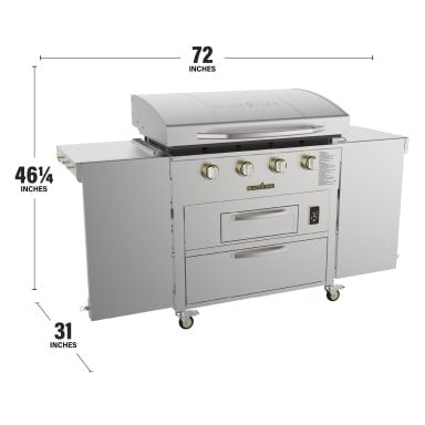 Blackstone 36\" Plaque de cuisson avec combo friteuse a air - 6006