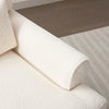 Aurelia Elegant Circular Armrest Chair with Ergonomic Lumbar Support, Beige | Aurelia Fauteuil Elegant a Accoudoirs Circulaires et Soutien Lombaire Ergonomique, Beige