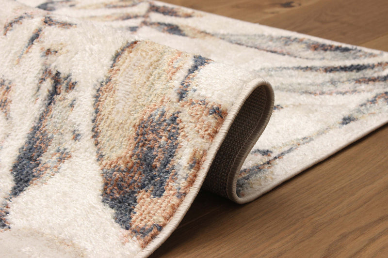 Carpette Rosette ivoire - 5 pi 0 po x 8 pi 0 po  