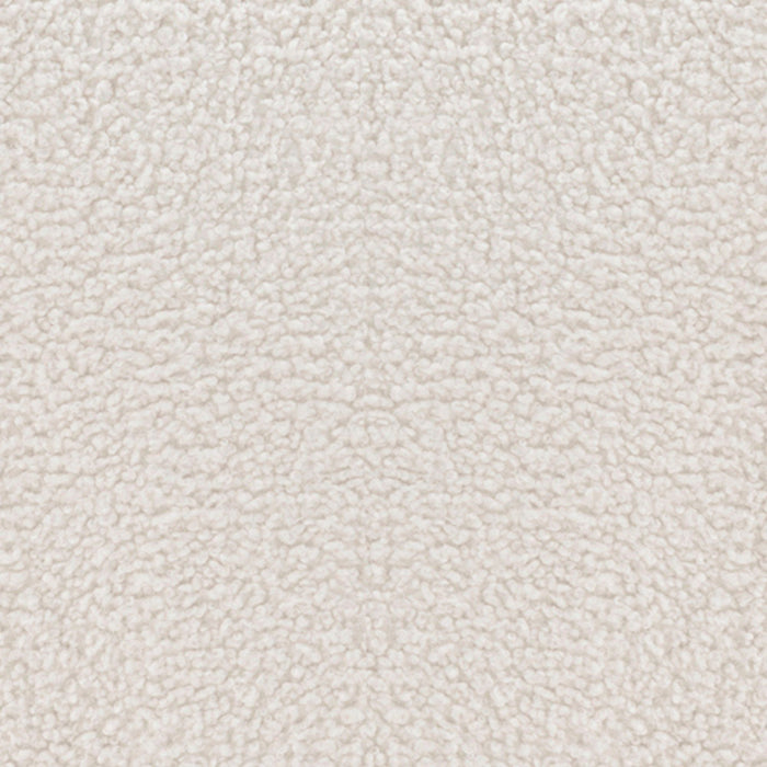 Fauteuil lounge Darian moderne en boucle blanc - Lot de 2