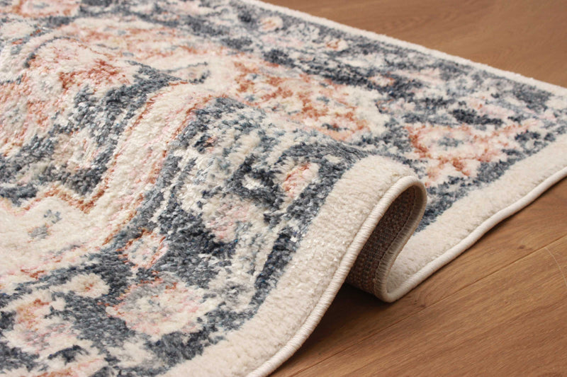 Carpette longue Heriza ivoire - 2 pi 8 po x 8 pi 2 po  