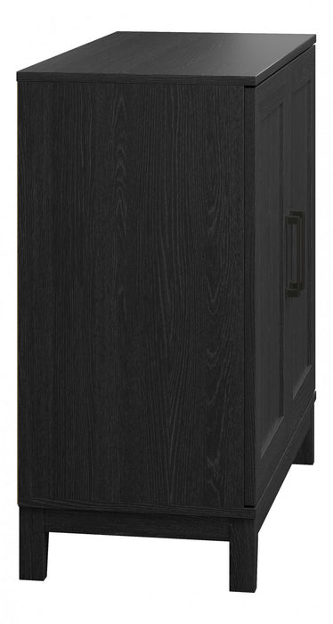 Modulr Armoire D’appoint A 1 Tablette Reglable – Chene Noir