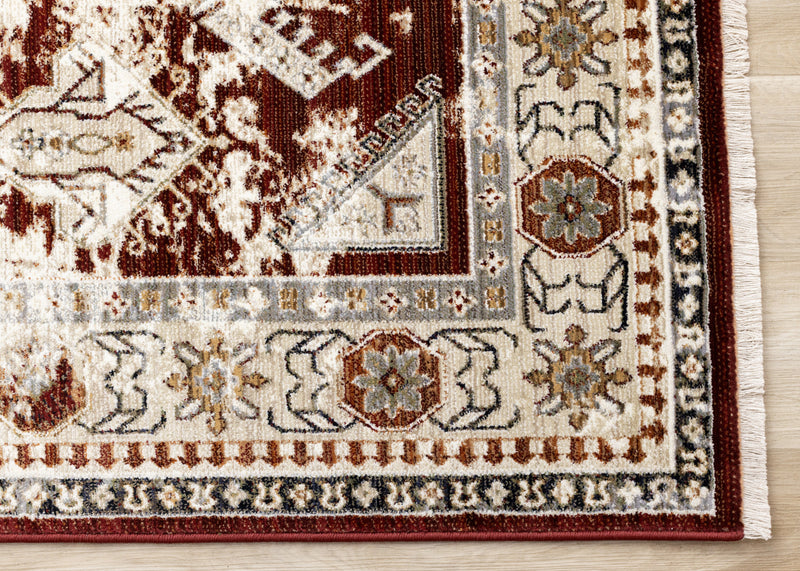 Carpette Sydney traditionnelle et élégante pour l'intérieur - 7 pi 10 po x 10 pi 2 po