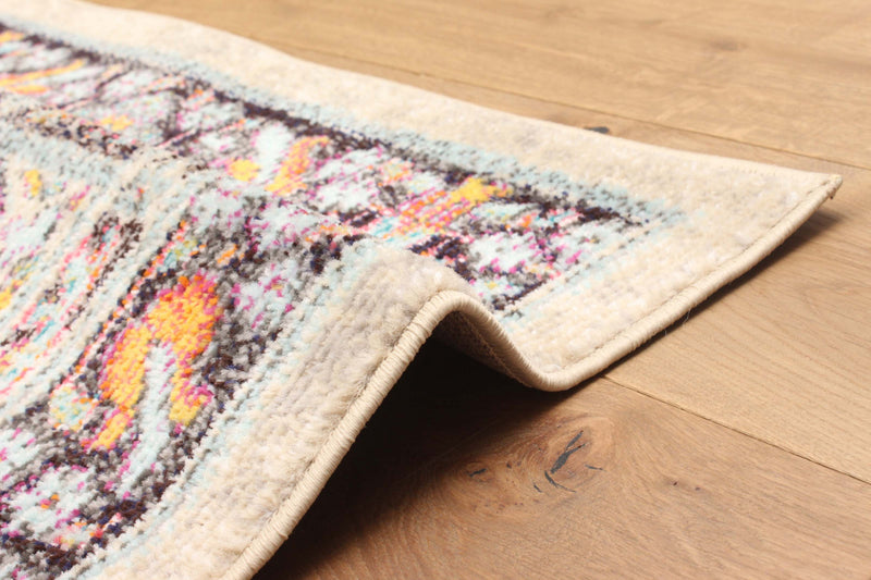 Tapis Traditionnel Lea 8'0\" x 10'0\" en Ivoire