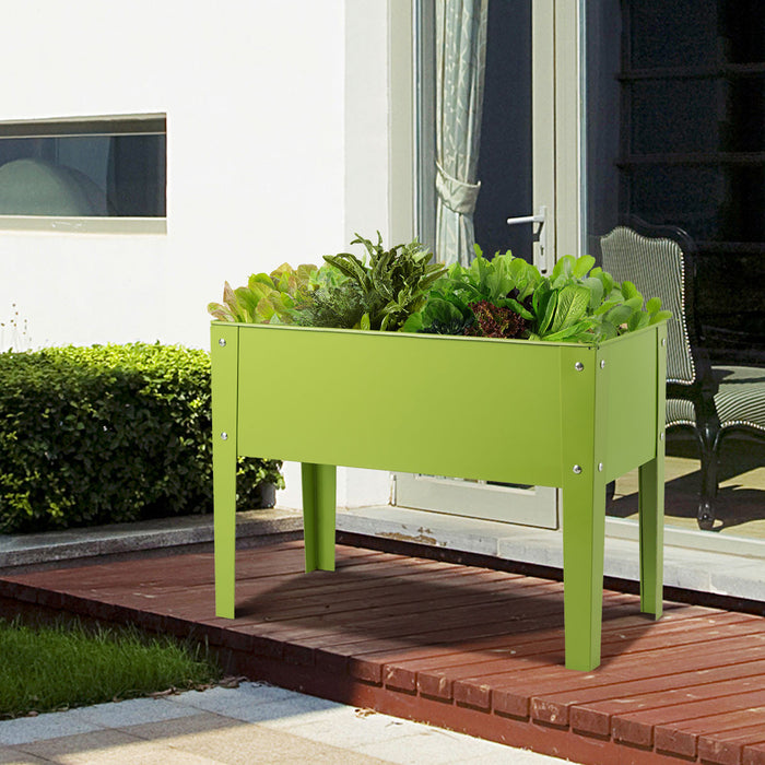 Support Pour Plantes De 61 X 30,5 Cm Costway, Jardiniere Surelevee, Bac A Fleurs Sureleve