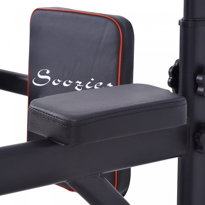 Soozier Station De Barre De Traction Hauteur Reglable, Equipement De Gym