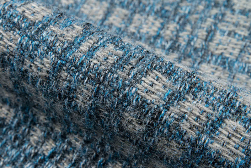 Tapis Contemporain Nayah 2'0\" x 10'0\" en Bleu