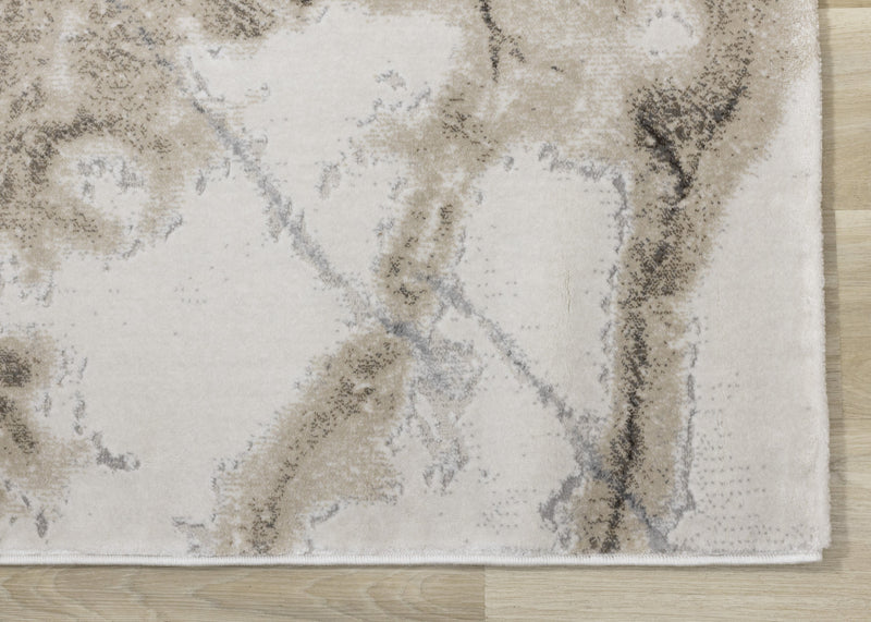 Carpette London à motif marbré pour l’intérieur - 5 pi 3 po x 7 pi 7 po