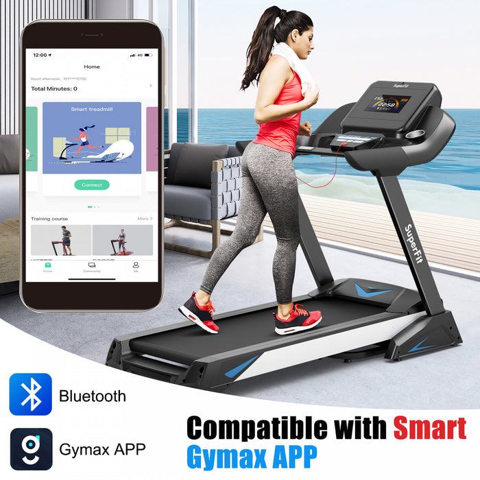 Nom Du Produit ：\nMarque Costway 2,98 Kw, Tapis De Course Pliant Machine D'exercice Avec Ecran Led A Inclinaison Automatique Noir