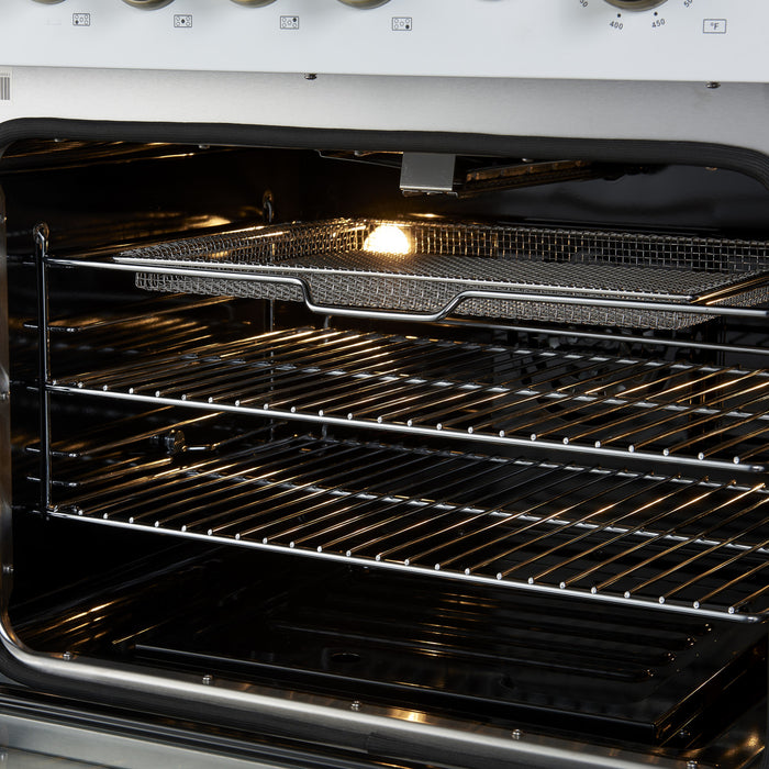 Cuisiniere a gaz Giovanni 30 pouces blanche, 4,32 pi³ – FFSGS6274-30WHT
