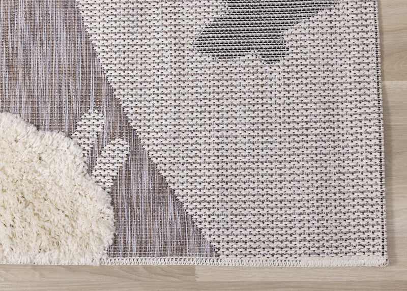 Carpette à motif de mouton pour enfants - 3 pi 11 po x 5 pi 7 po