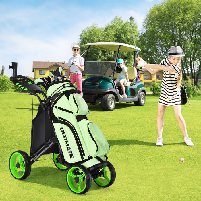 Chariot De Golf 4 Roues Goplus
