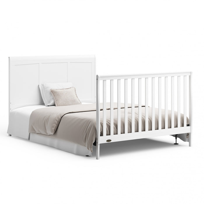 Graco Asheville Lit de bebe convertible 4-en-1 avec tiroir - Blanc