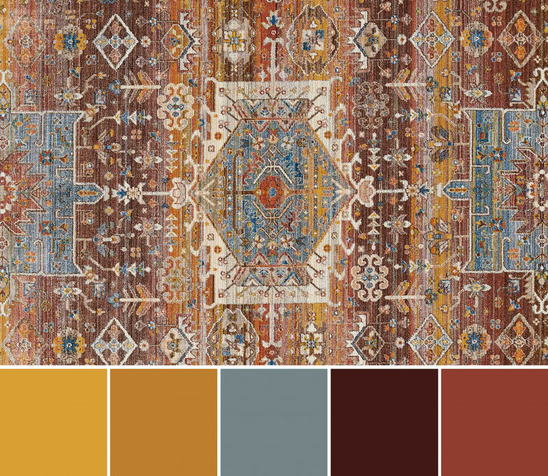 Tapis Traditionnel Dulce 2'6\" x en Multi