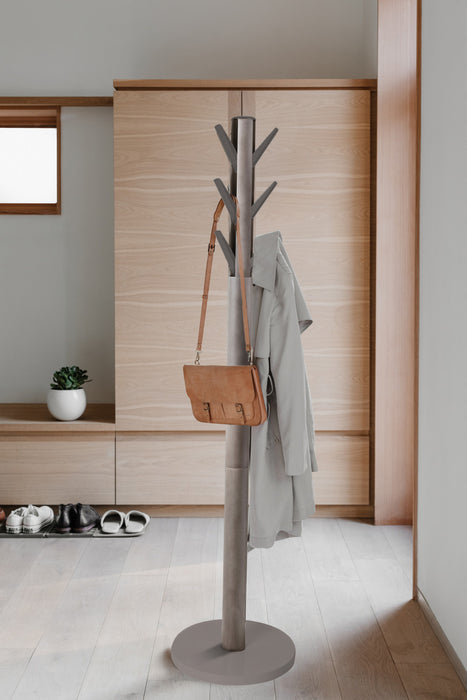 Portemanteau moderne Flapper de Umbra en bois - gris