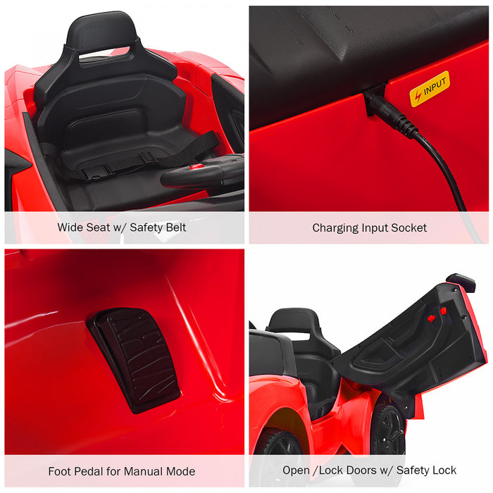 Voiture Electrique Pour Enfant 12v Costway – 2,4g, Mp3