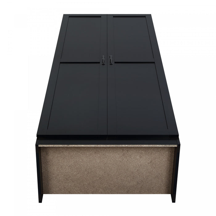 Armoire moderne Hopkins 2 pieces en noir