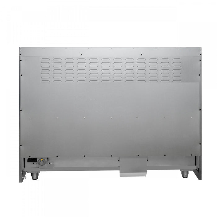 Cuisiniere a double combustible Galiano de 48 po, blanche, doubles fours de 6,58 pi³ – FFSGS6356-48WHT
