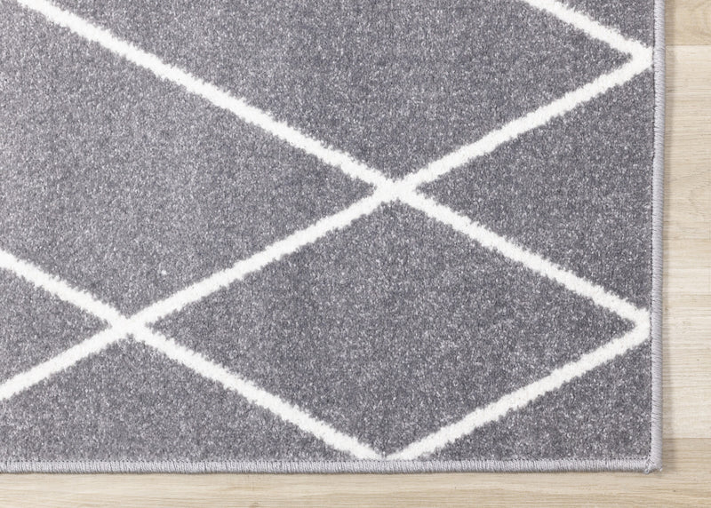 Carpette Covington à motifs de lignes géométriques - 6 pi 7 po x 9 pi 10 po