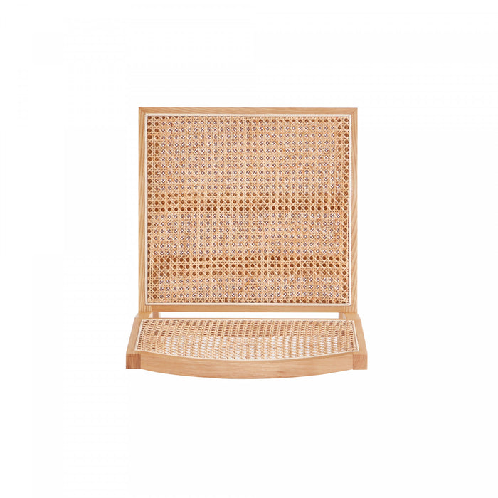 Chaise de salle a manger en bois style industriel chic Hamlet en naturel - Lot de 4