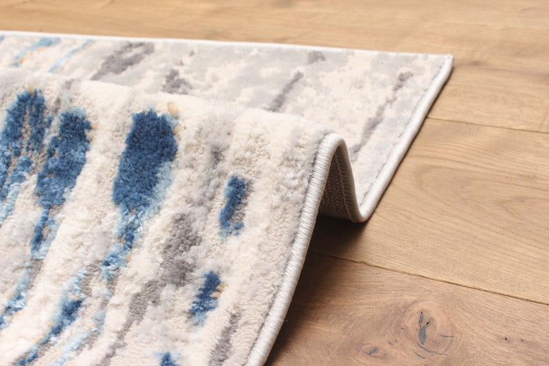Tapis Contemporain/Moderne Juniper 5'0\" x 8'0\" en Gris