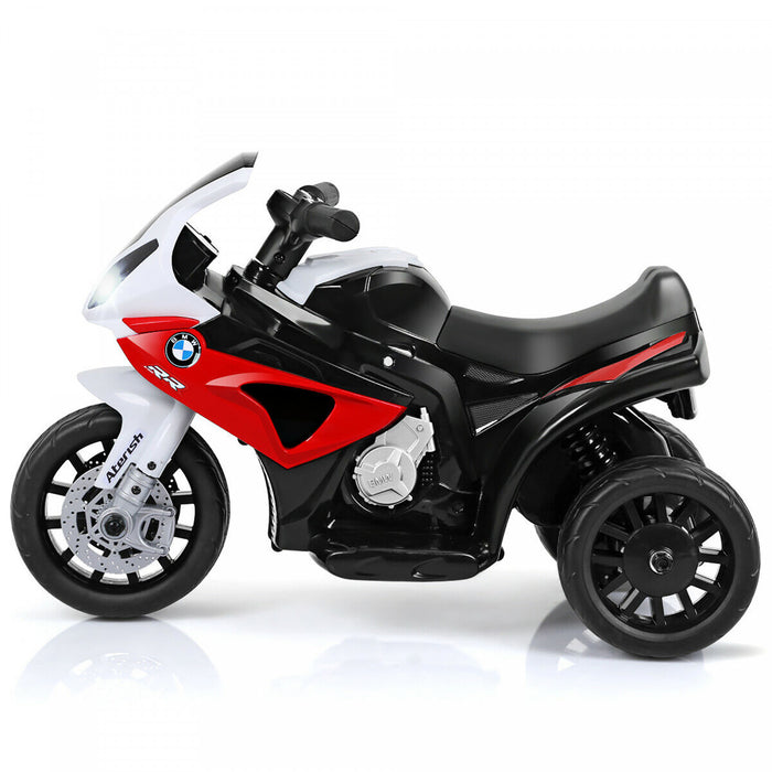 Costway Kids Ride On Motorcycle Bmw Autorise 6v Electrique 3 Roues Velo W / Musique Et Lumiere