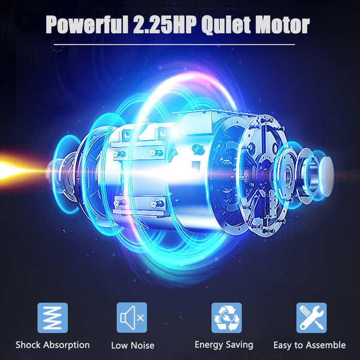 Tapis De Course Pliable Superfit – Moteur 2,25 Cv – Ecran Tactile Led