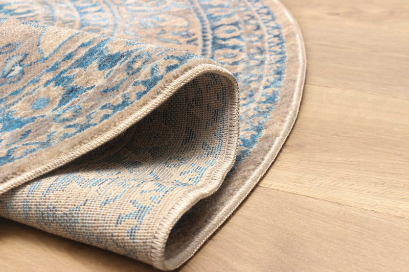 Tapis Traditionnel Ariana 5'0\" x 5'0\" en Bleu