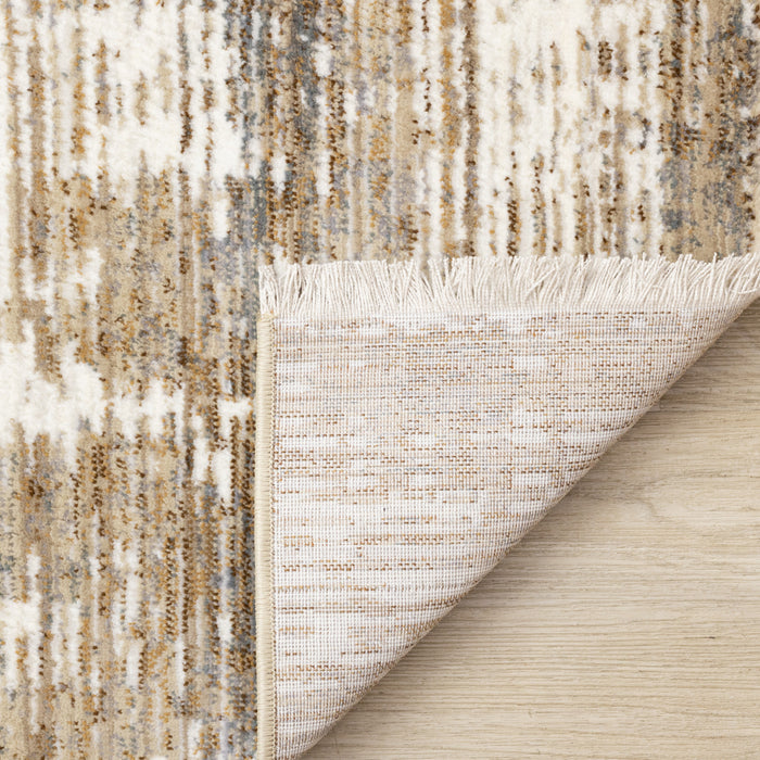 Tapis Sydney brun creme gris vieilli, 7'10\" x 10'2\"