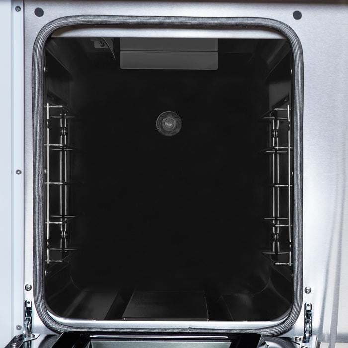 Cuisiniere a gaz Ambassador de 48 po, blanche, 8 bruleurs scelles, fours de 6,7 pi³ – FFSGS6299-48CPWHT
