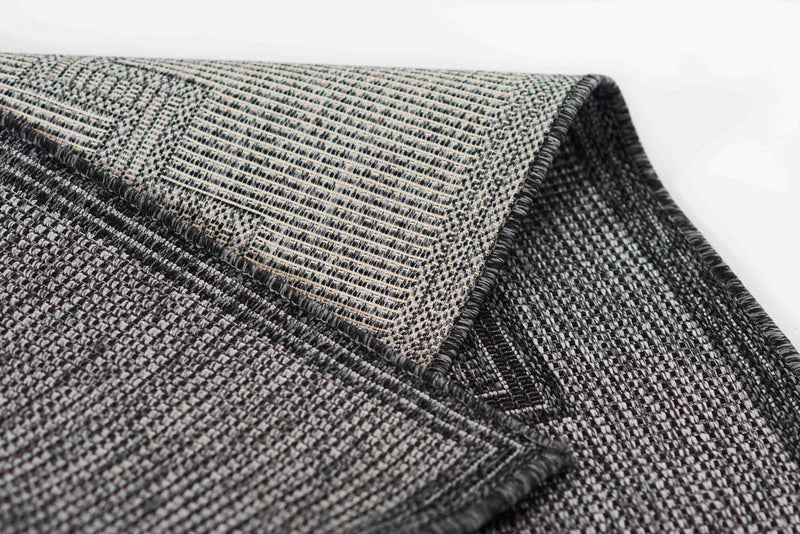 Tapis Transitionnel Esina 5'3\" x 7'0\" en Gris