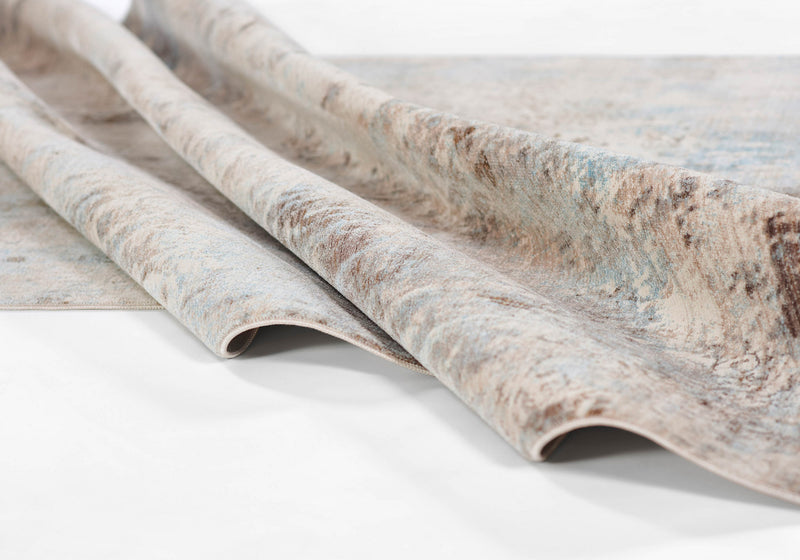 Tapis Traditionnel Malia 5'0\" x 7'9\" en Bleu