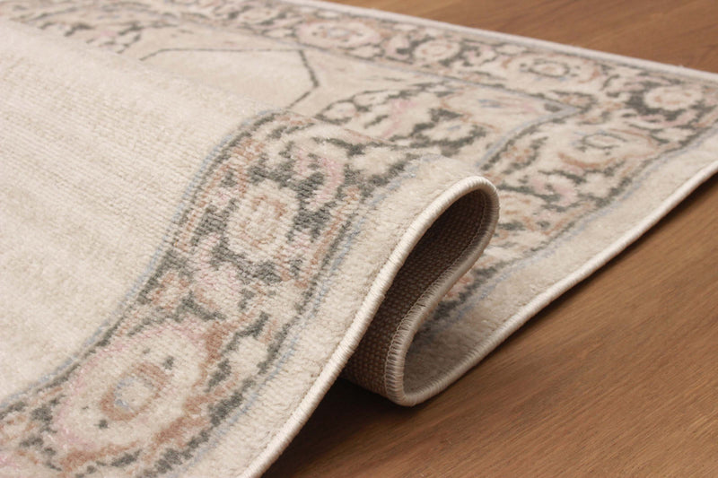 Carpette longue Myra ivoire - 2 pi 8 po x 8 pi 2 po   