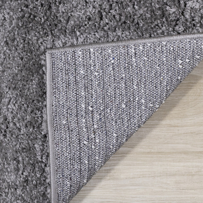 Tapis Taylor a poils longs confort gris fonce, 7'10\" x 10'6\"
