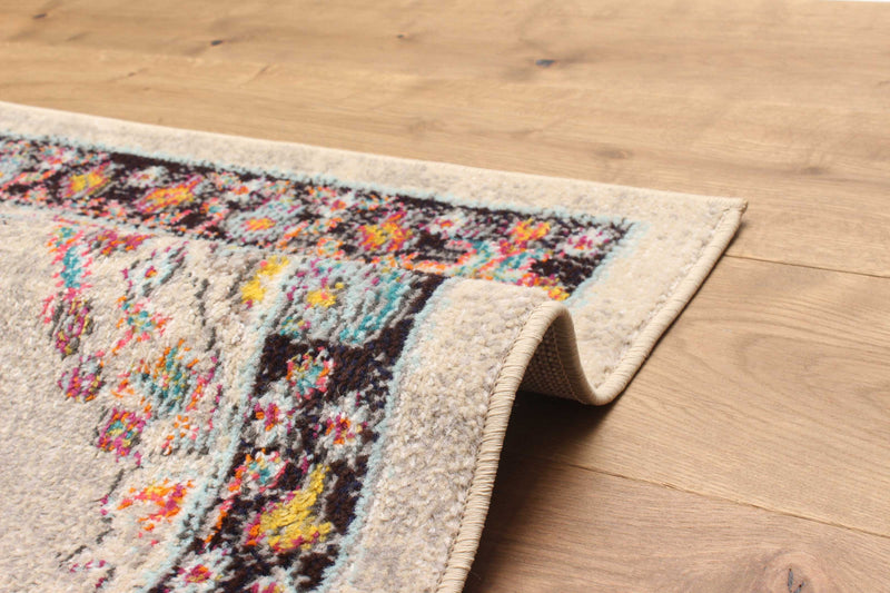 Tapis de Couloir Traditionnel Lea 2'8\" x 8'2\" en Ivoire