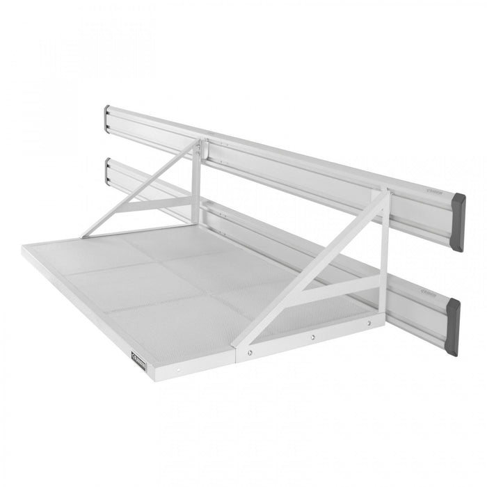 Tablette de rangement suspendue GearLoftMC Max de Gladiator - blanc martelé