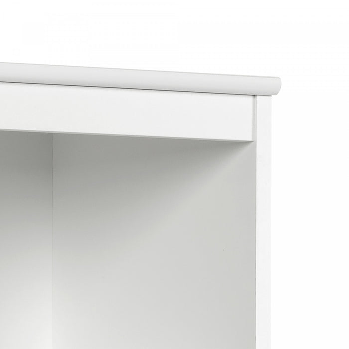 Portemanteau Etroit A 2 Tablettes – Blanc (ensemble De 2)